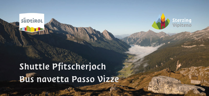 Shuttle Pfitscherjoch - Bus navetta Passo Vizze